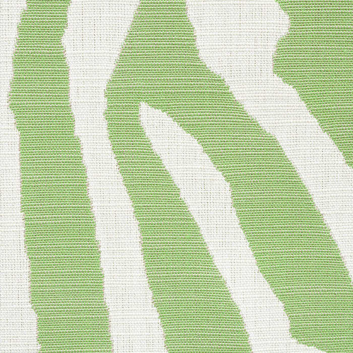 Schumacher Amanzi Indoor/Outdoor Leaf Fabric Sample 73783