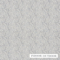 Schumacher Strata Indoor/Outdoor Slate Fabric 73831