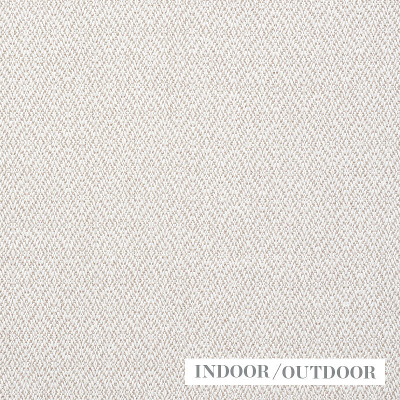 Schumacher Diamond Weave Indoor/Outdoor Natural Fabric 73841