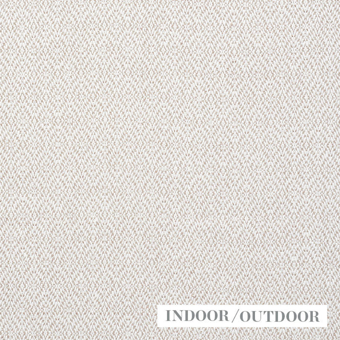 Schumacher Diamond Weave Indoor/Outdoor Natural Fabric Sample 73841