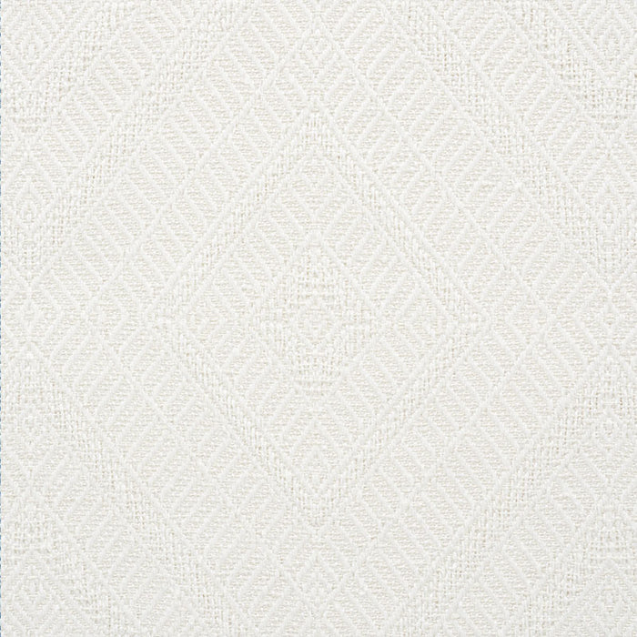 Schumacher Geometric Weave Indoor/Outdoor Ivory Fabric 73860
