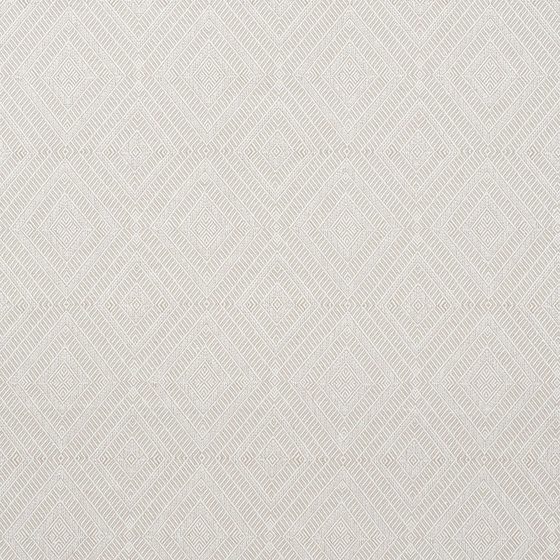 Schumacher Geometric Weave Indoor/Outdoor Natural Fabric 73861