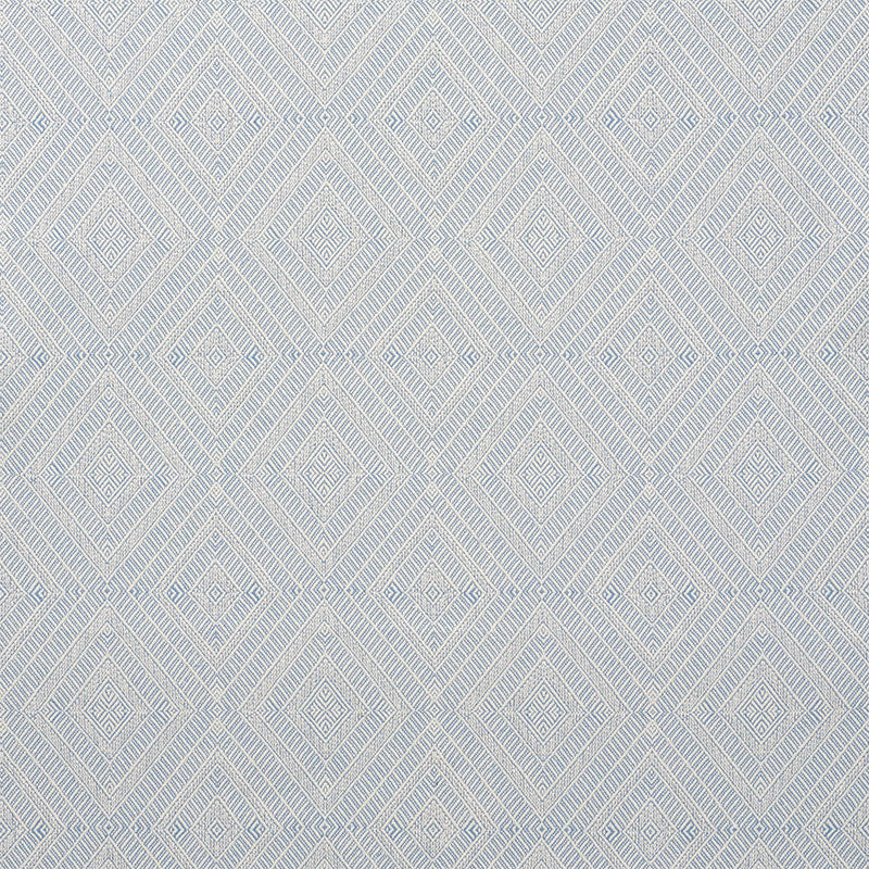 Schumacher Geometric Weave Indoor/Outdoor Chambray Fabric 73863