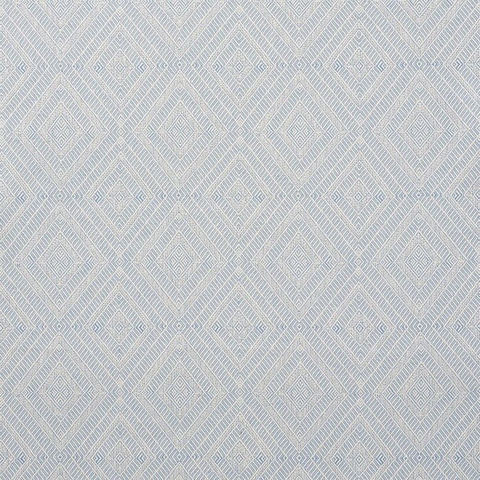 Schumacher Geometric Weave Indoor/Outdoor Chambray Fabric 73863