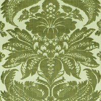 Schumacher Pavia Silk Velvet Olivine Fabric 73980