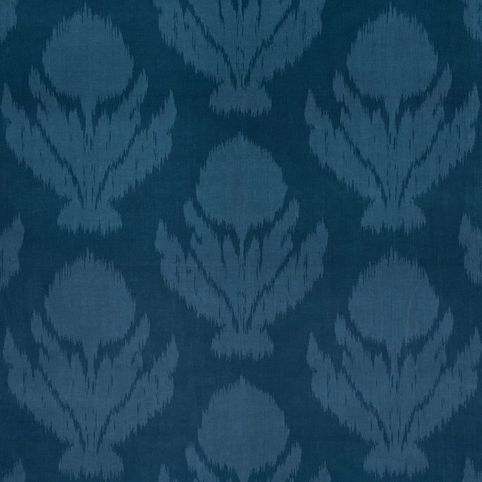 Schumacher Agra Velvet Peacock Fabric 73990