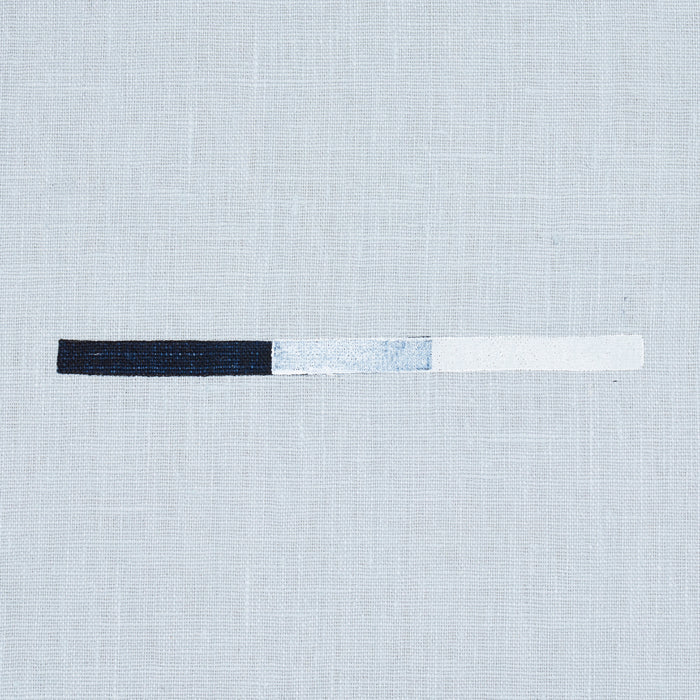 Schumacher Overlapping Dashes Sky Fabric 74032