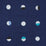 Schumacher Joshua Tree Indigo Moons Fabric 74050