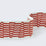 No.9 Thompson Keyboard Border  Chilli Trim Sample N9031024004