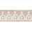 Schumacher Noelia Embroidered Tape Natural Trim Sample 74159