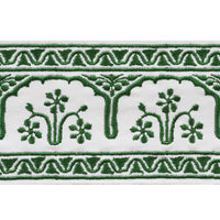 Schumacher Nikola Tape Emerald Trim 74192