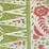 China Seas Biron Batik Jungle Green/salmon Fabric Sample 7420-12