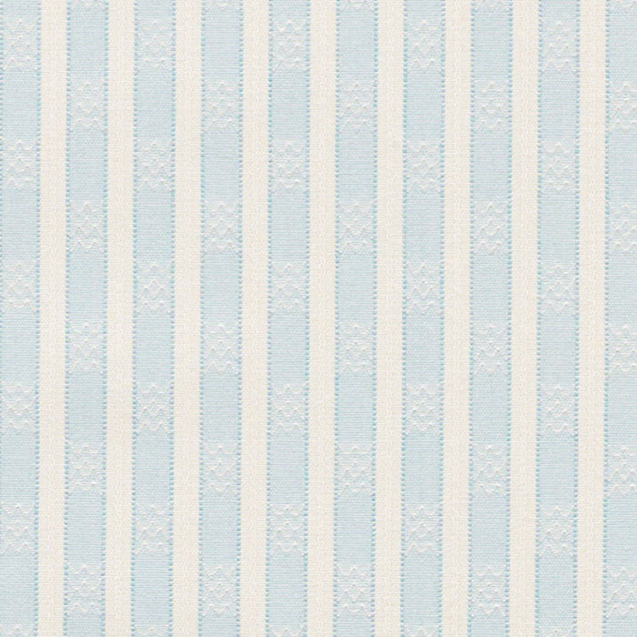 Schumacher Beverly Stripe China Blue Fabric 74211