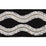Schumacher Ogee Embroidered Tape Black Trim 74334