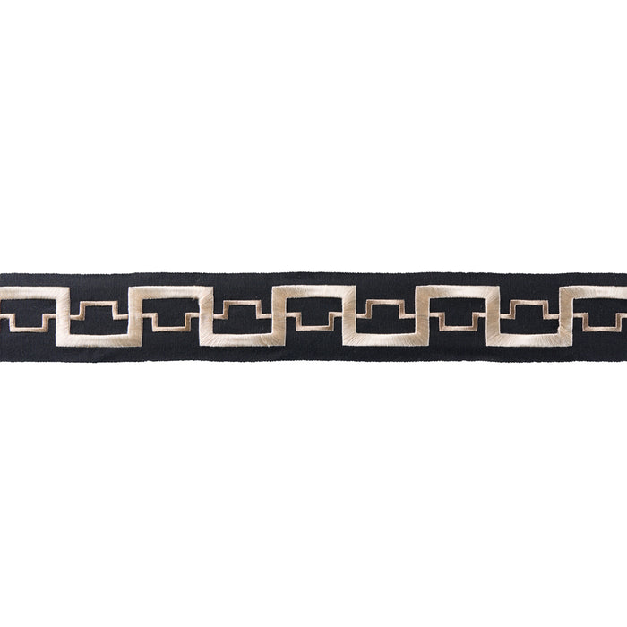 Schumacher Turret Tape Onyx Trim 74355