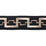 Schumacher Turret Tape Onyx Trim Sample 74355