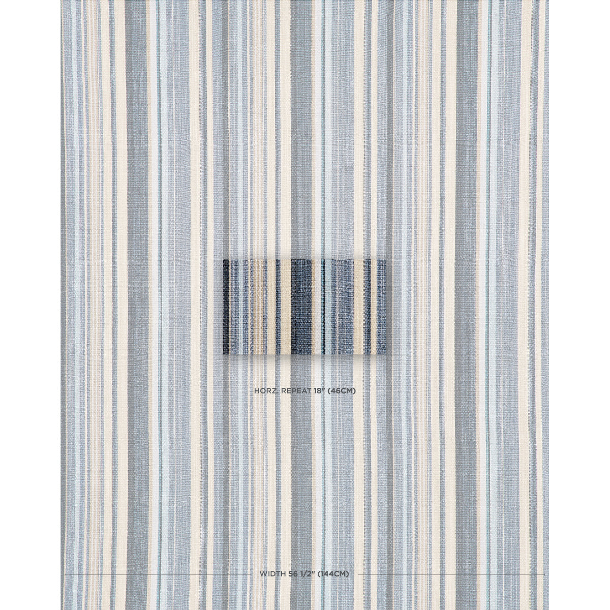 Schumacher Nevado Denim Blue Fabric 74412