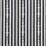 Schumacher Rhodes Stripe Black Fabric 74461