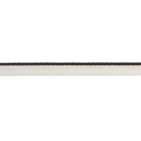 Schumacher Gustave Silk Lip Cord Narrow Black Trim 74531