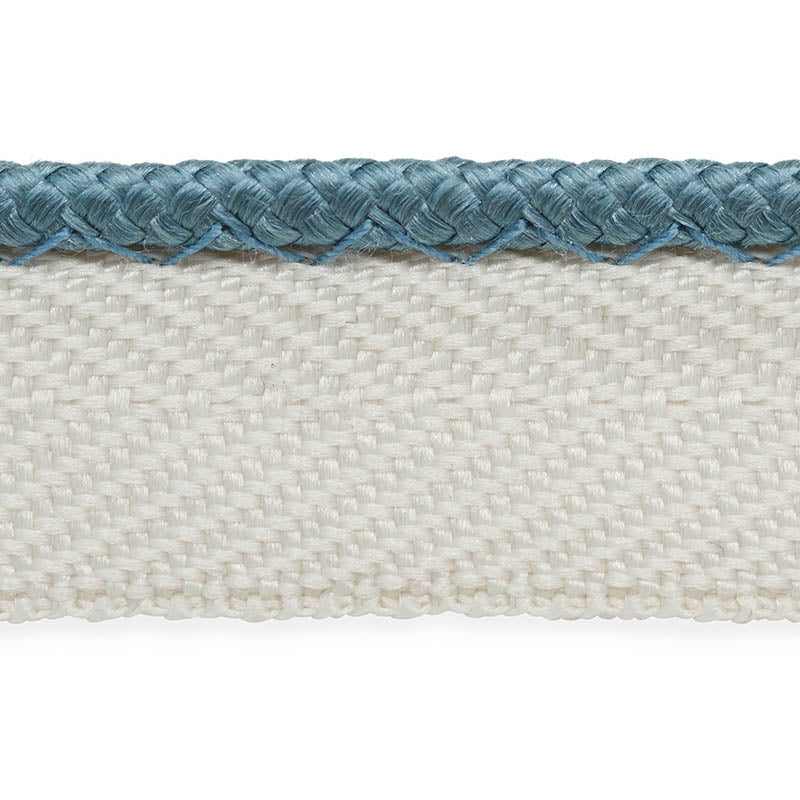 Schumacher Gustave Silk Lip Cord Narrow Cadet Trim 74532