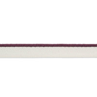 Schumacher Gustave Silk Lip Cord Narrow Eggplant Trim 74535