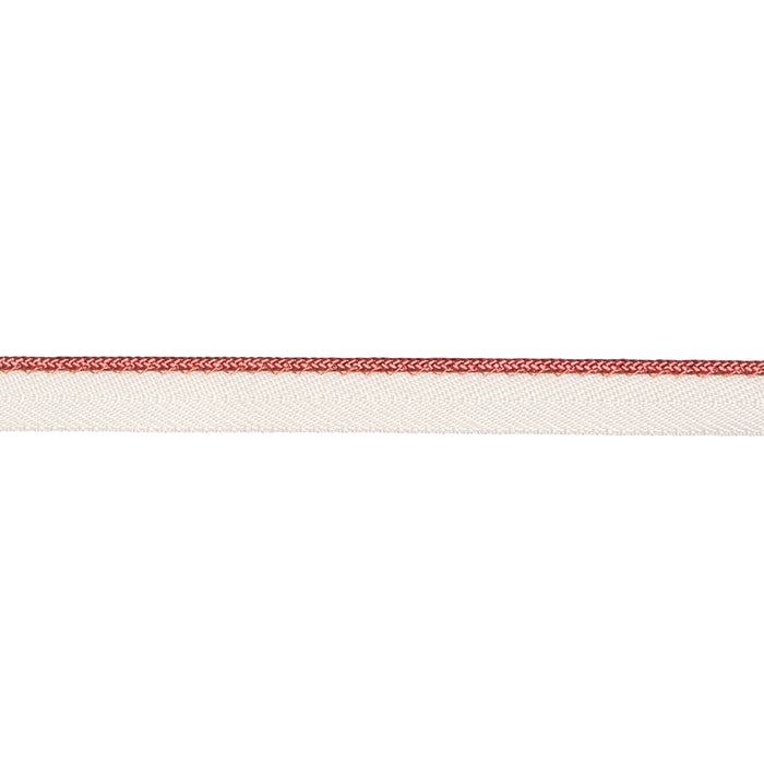 Schumacher Gustave Silk Lip Cord Narrow Coral Trim 74537