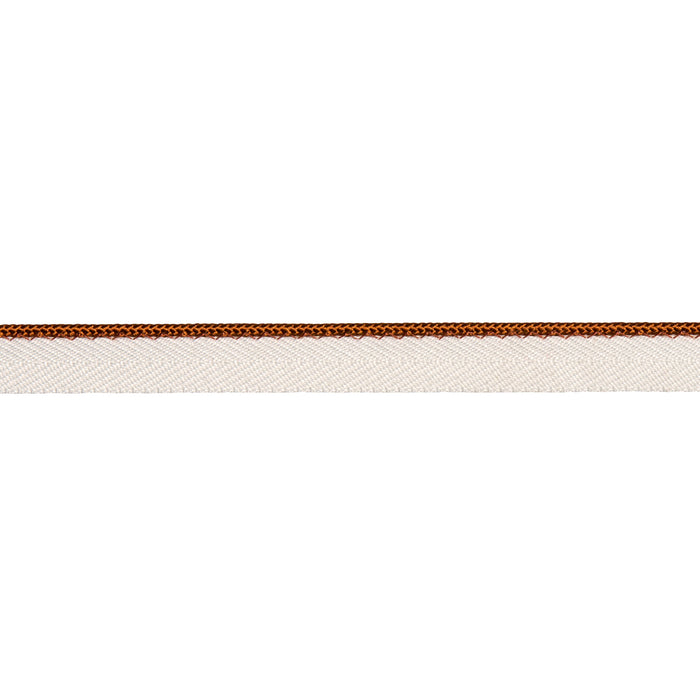 Schumacher Gustave Silk Lip Cord Narrow Spice Trim Sample 74538