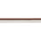 Schumacher Gustave Silk Lip Cord Medium Brown Trim 74550