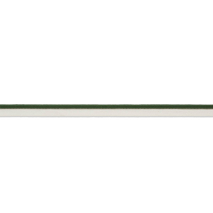 Schumacher Gustave Silk Lip Cord Medium Emerald Trim 74554