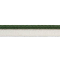 Schumacher Gustave Silk Lip Cord Medium Emerald Trim 74554