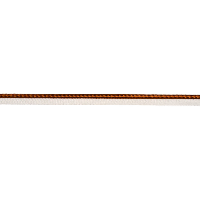 Schumacher Gustave Silk Lip Cord Wide Spice Trim Sample 74579
