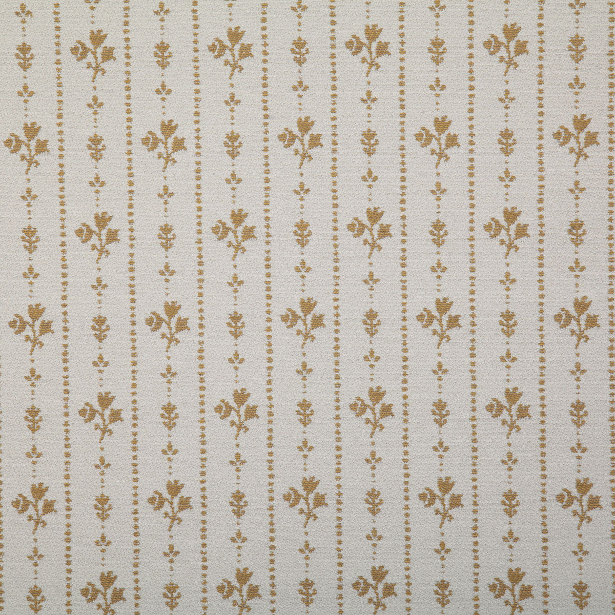 Pindler Floral Stripe Gold Fabric 7457