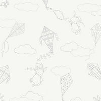 Schumacher Up & Away Ivory Wallpaper 7459