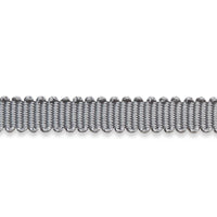 Schumacher Pierre Silk Gimp Extra Narrow Grey Trim 74633