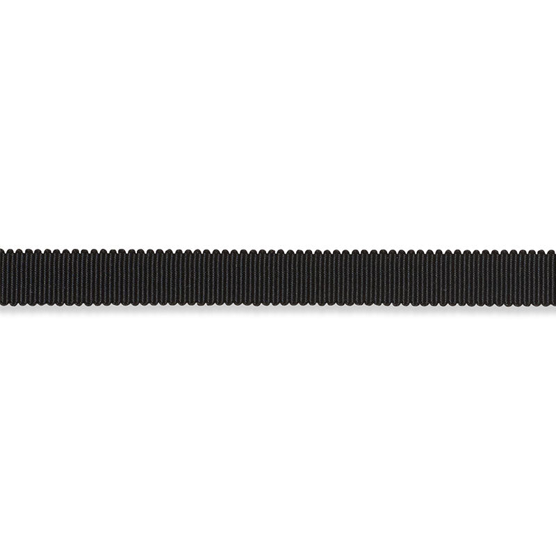Schumacher Pierre Silk Gimp Narrow Black Trim Sample 74651