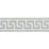 Schumacher Etienne Silk Greek Key Narrow Cloud Trim 74681