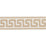 Schumacher Etienne Silk Greek Key Narrow Sand Trim 74682