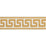 Schumacher Etienne Silk Greek Key Narrow Gold Trim 74683
