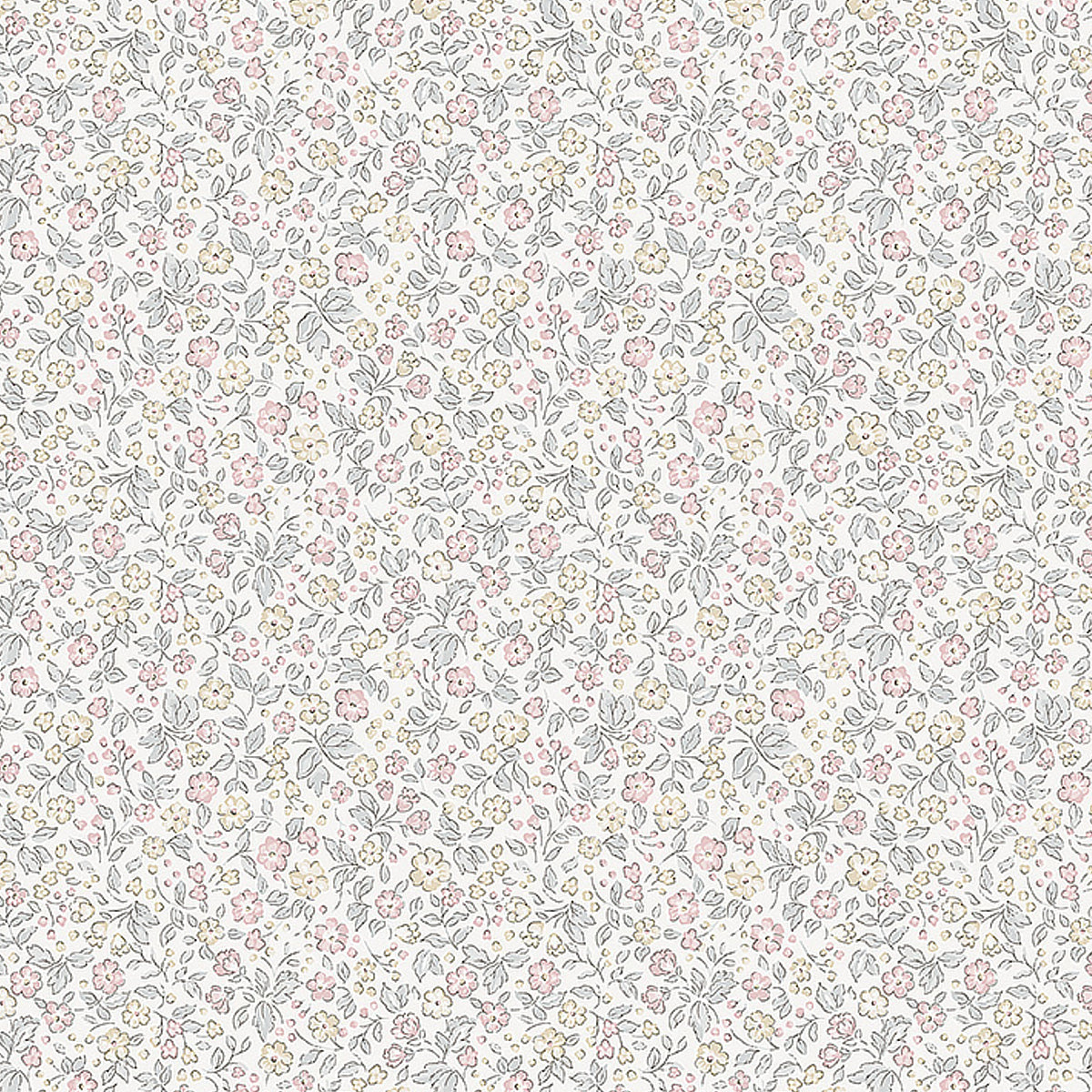 Schumacher Jasmine Ivory Wallpaper Sample 7468