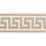 Schumacher Etienne Silk Greek Key Wide Sand Trim 74702