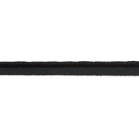 Schumacher Cedric Cotton Lip Cord Medium Black Trim 74785