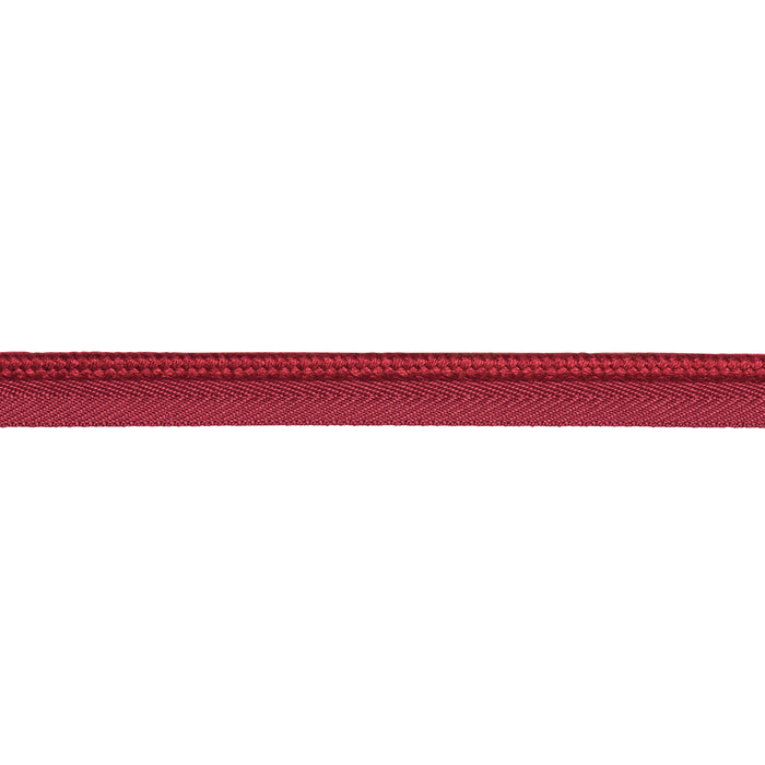 Schumacher Cedric Cotton Lip Cord Medium Red Trim Sample 74789