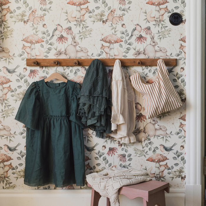 Schumacher Minou Soft Multi Wallpaper Sample 7483