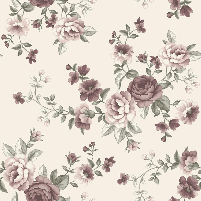Schumacher Nomi Blush Wallpaper Sample 7485