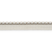 Schumacher Keaton Lip Cord Indoor/Outdoor Ivory Trim 74900