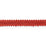 Schumacher Astor Braid Indoor/Outdoor Red Trim Sample 74965