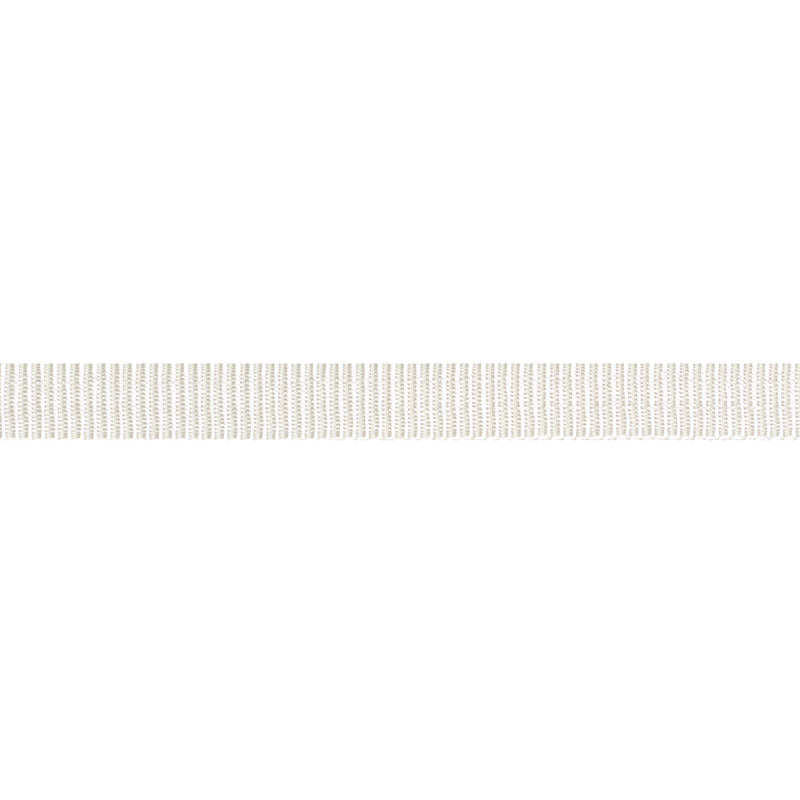 Schumacher Narrow Faille Tape Ivory Trim Sample 74980
