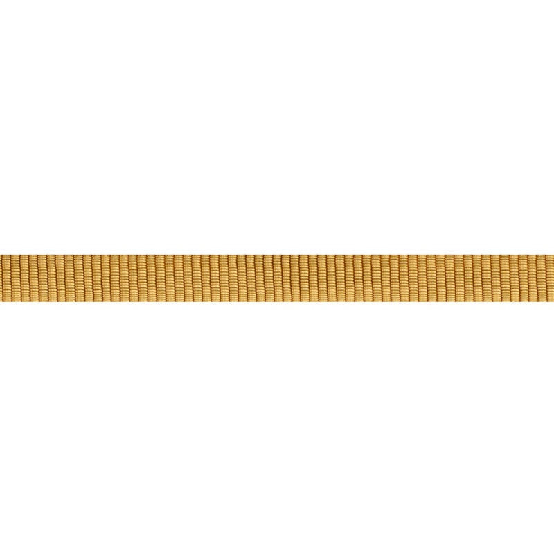 Schumacher Narrow Faille Tape Gold Trim Sample 74985