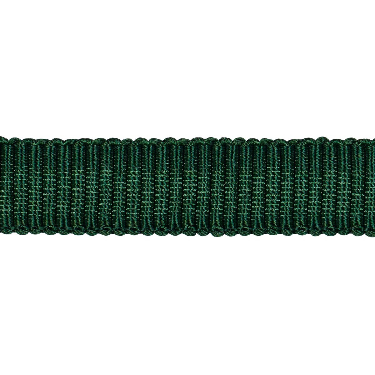 Schumacher Narrow Faille Tape Emerald Trim Sample 74991