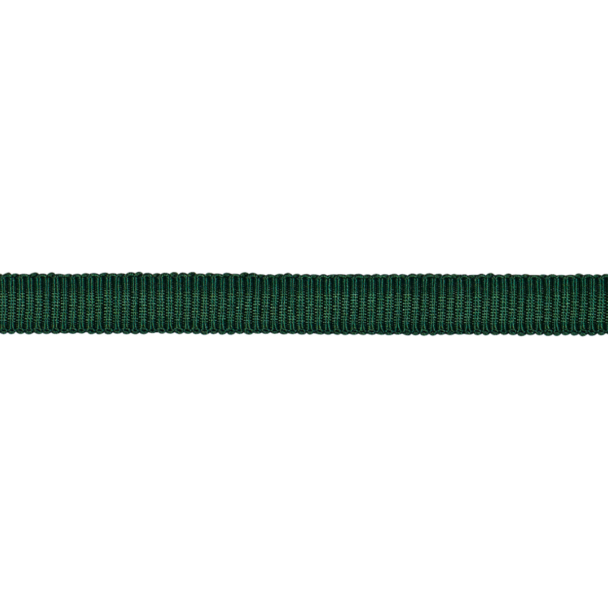 Schumacher Narrow Faille Tape Emerald Trim Sample 74991